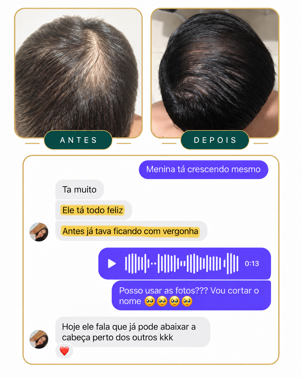 Resultado compartilhado por cliente